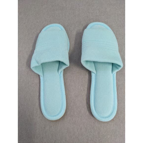 Vanity Fair Shoes Vintage Vanity Fair Aqua Slippers Women Size M